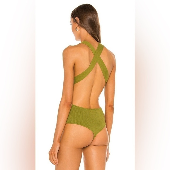 L'Academie Dawson Bodysuit in Green Size Small - Picture 2 of 8